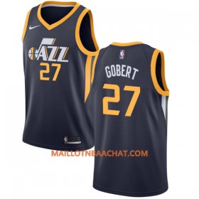 Maillot NBA Utah Jazz Rudy Gobert 27 Nike 2017-18 Navy Swingman - Homme